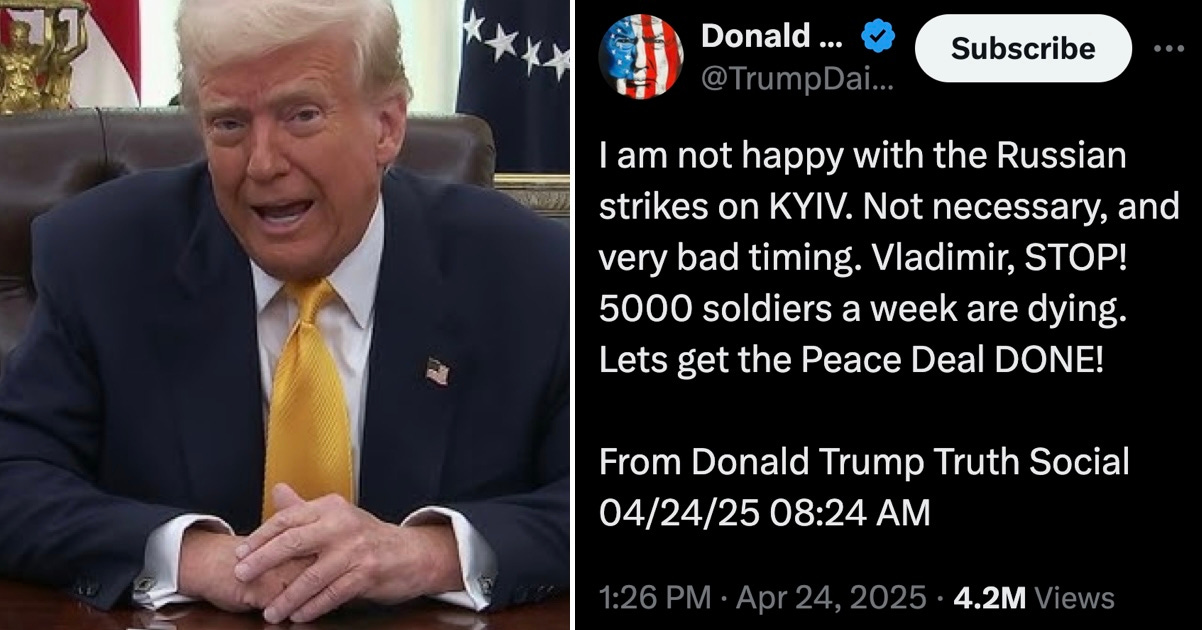 Donald Trump's latest 'strategy' to stop the war in Ukraine got all the mockery it deserved but ...