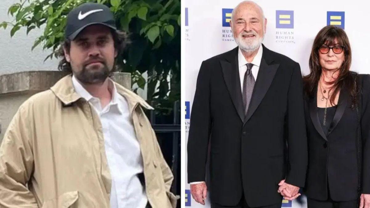 Composite photo of Nick, Rob and Michele Reiner Composite photo of Nick, Rob and Michele Reiner