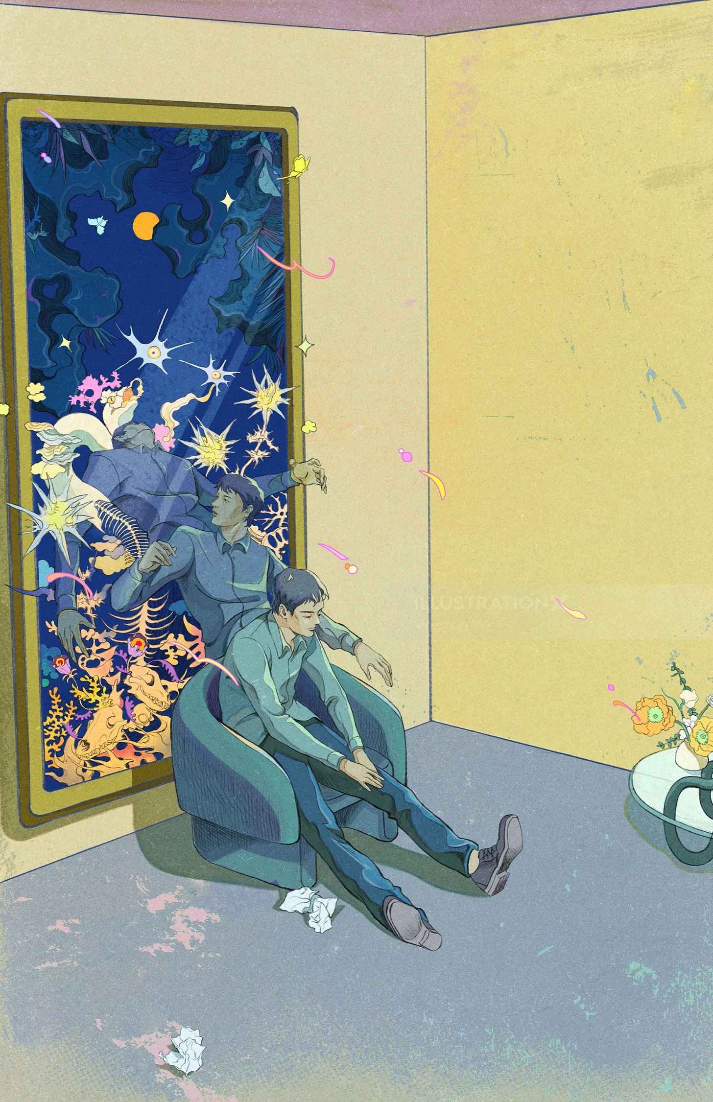 Day Dream | Illustration by Weston Wei