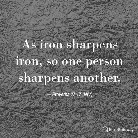 Read Proverbs 27:17 on Bible Gateway. Read Proverbs 27:17 on Bible Gateway.