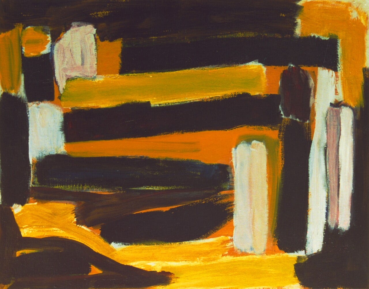 Fons Heijnsbroek abstract acrylic painting Horizontal landscape Fons Heijnsbroek abstract acrylic painting Horizontal landscape