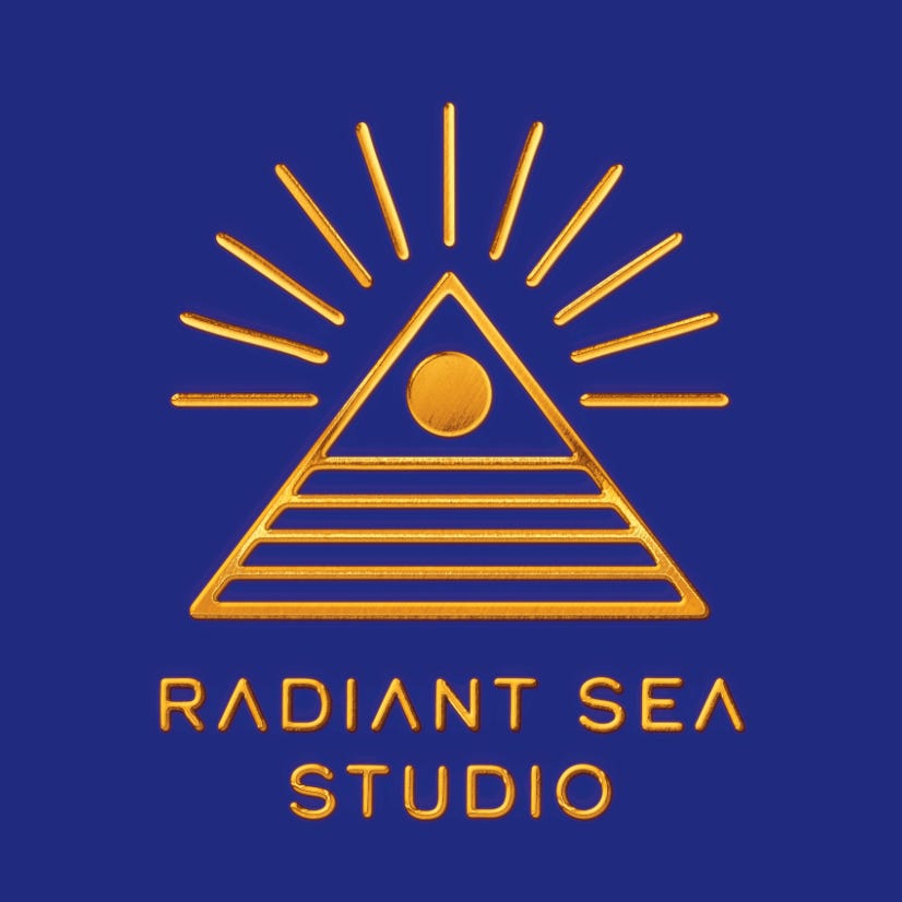 Catherine G | RadiantSeaStudio logo