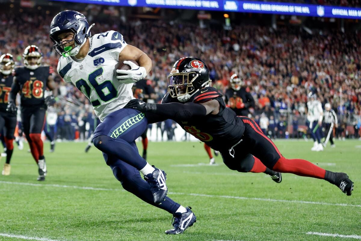 Seahawks beat 49ers to secure the NFC West title and No. 1 seed - Los  Angeles Times