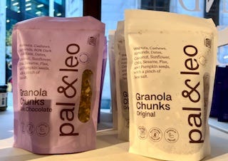 Products at RAYE pop up store. PAL & Leo, ancestral superfoods, shatta jam, jungle butter, fil foods, powder patisserie, over the moo