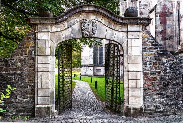 gate, portal, entrance
