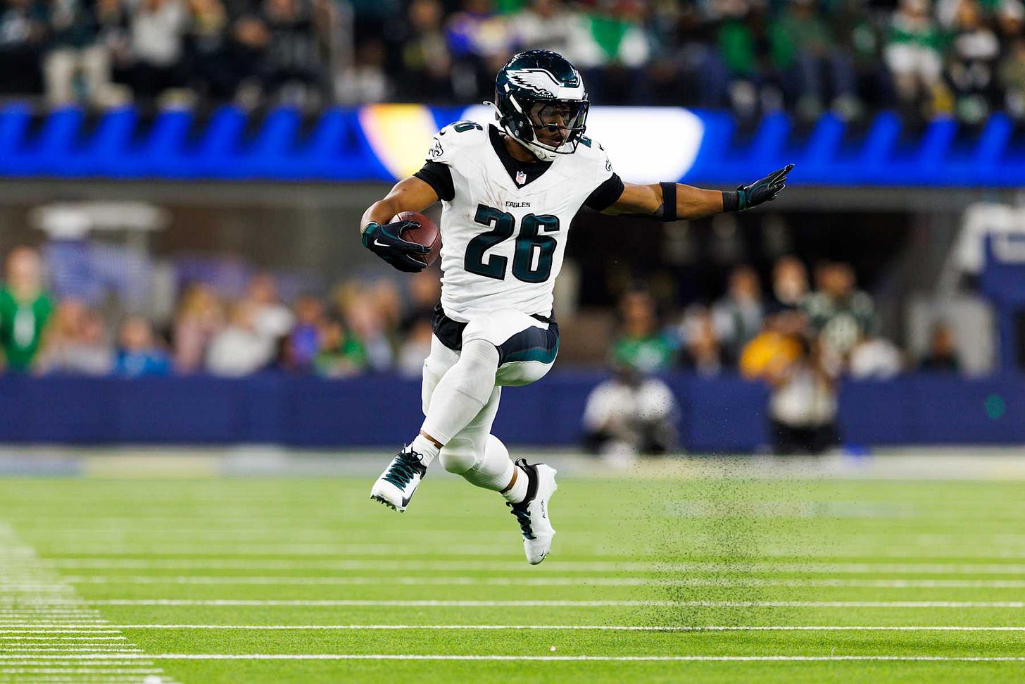 Saquon Barkley Totals 302 Yards, 2 TDs to Wow NFL Fans as Eagles Beat  Stafford, Rams Saquon Barkley Totals 302 Yards, 2 TDs to Wow NFL Fans as Eagles Beat  Stafford, Rams