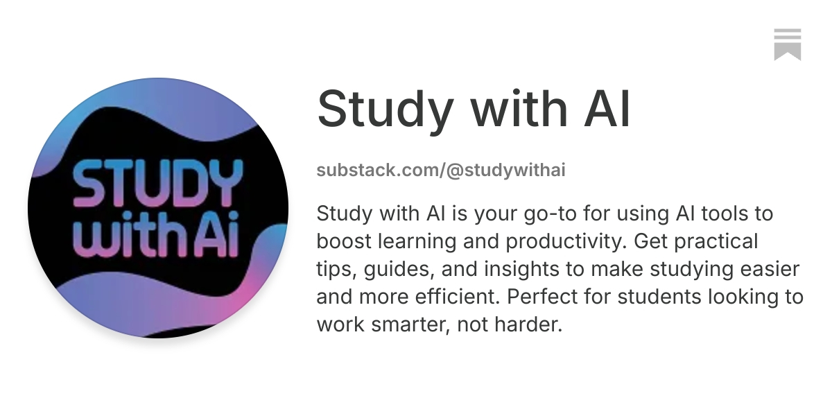 Study with AI | Substack