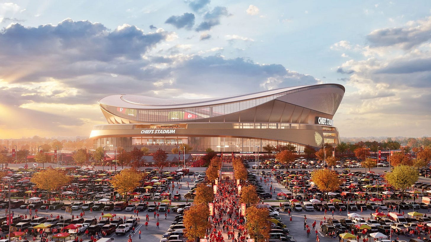 Manica unveils Kansas City Chiefs stadium Manica unveils Kansas City Chiefs stadium