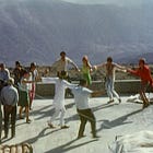8. Day trippers: a rooftop gig in a Greek mountain village