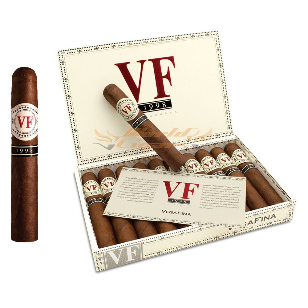 Vegafina 1998 Toro VF52 - Caixa C/10 | World Cigars Tabacaria e Presentes