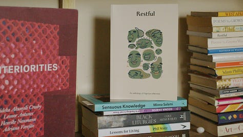 photos of Restful, the book