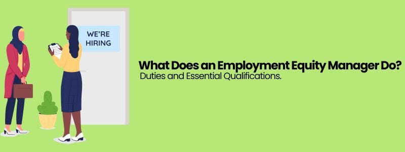 Employment Equity Manager Employment Equity Manager