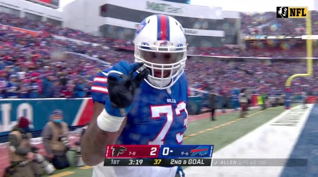 Big man Buffalo Bills vs Falcons Big man Buffalo Bills vs Falcons