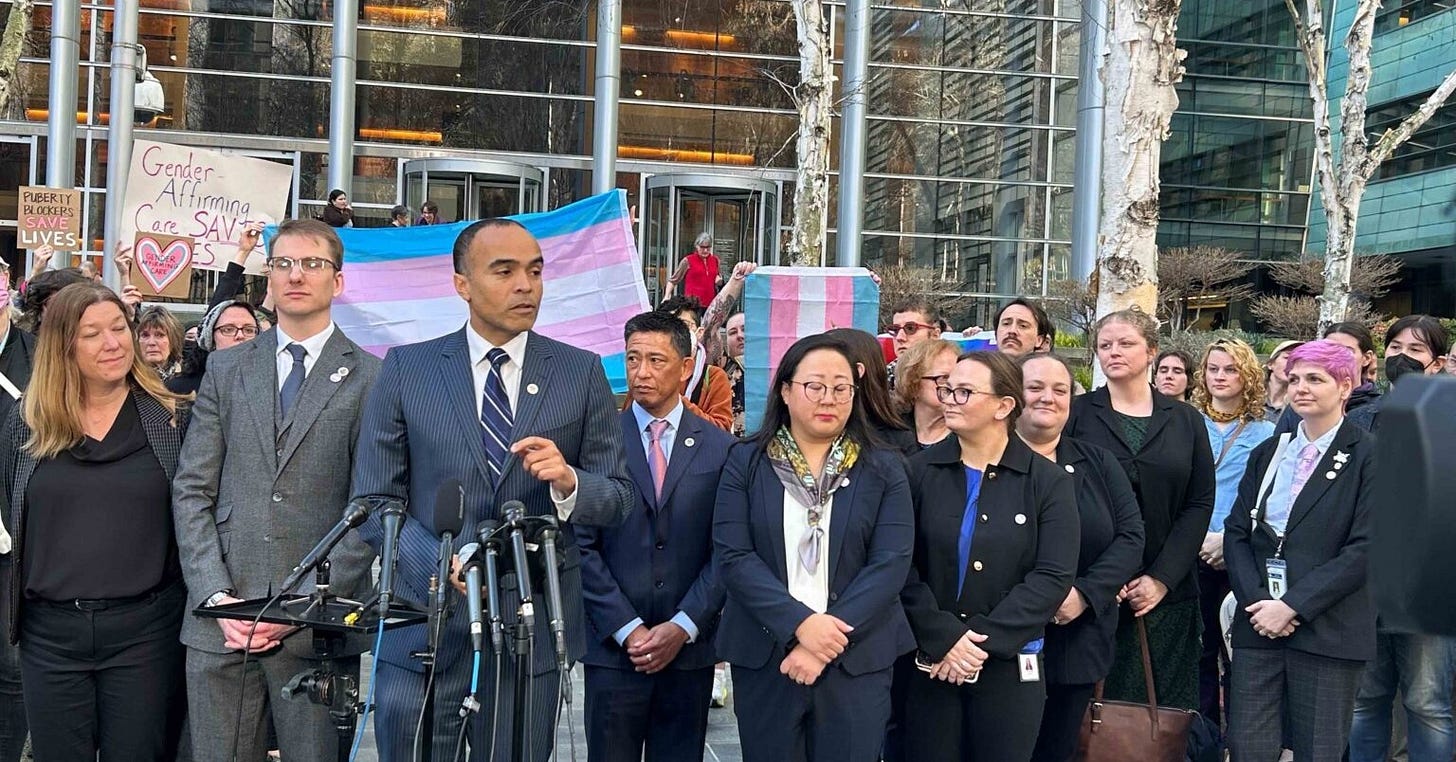 Judge blocks Trump's order targeting hospitals that treat transgender youth  • Washington State Standard