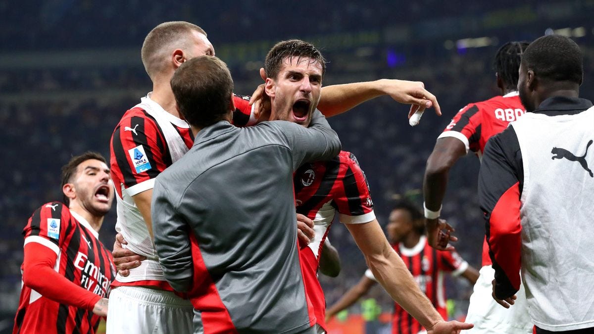 Internazionale 1-2 AC Milan: Late bullet header from Matteo Gabbia wins  derby as pressure eases on Paulo Fonseca - Eurosport