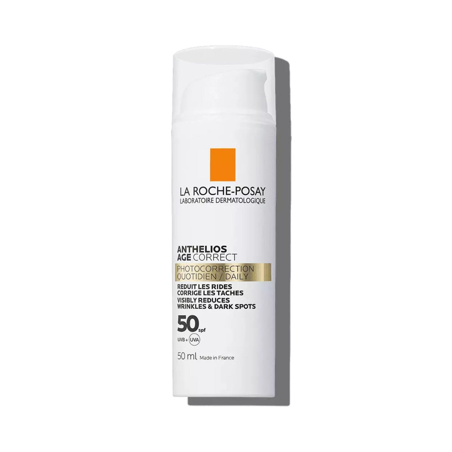La Roche Posay - Anthelios Age Correct, krem przeciwsłoneczny do twarzy  SPF50, 50 ml – opinie, skład i cena | Apteka Nowa Farmacja ✔️