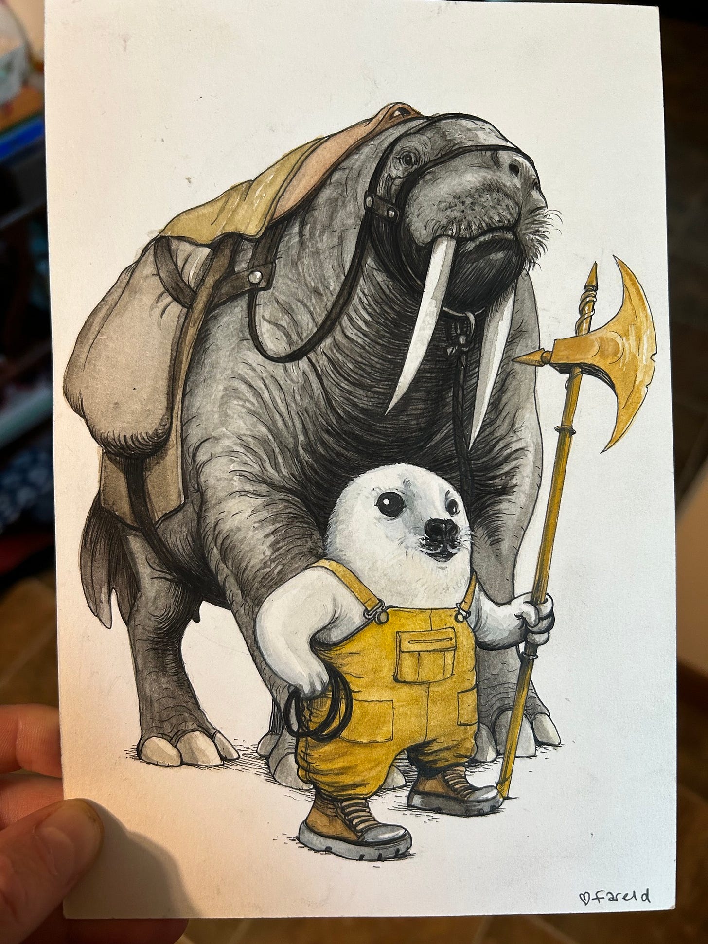 May be an image of walrus and text May be an image of walrus and text