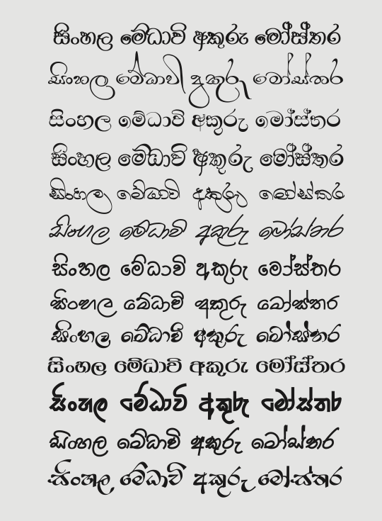 New Medavi Sinhala Font Pack | ElaKiri