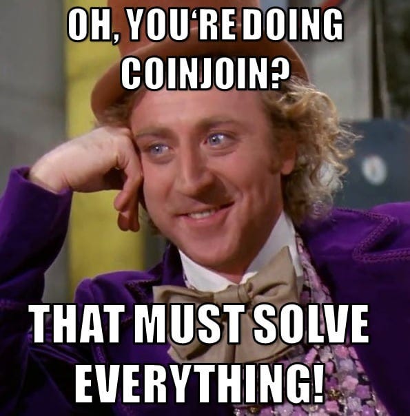 CoinJoin is the final solution : r/moonero CoinJoin is the final solution : r/moonero