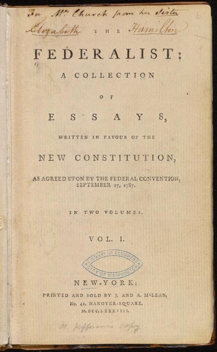 The Federalist Papers - Wikipedia The Federalist Papers - Wikipedia