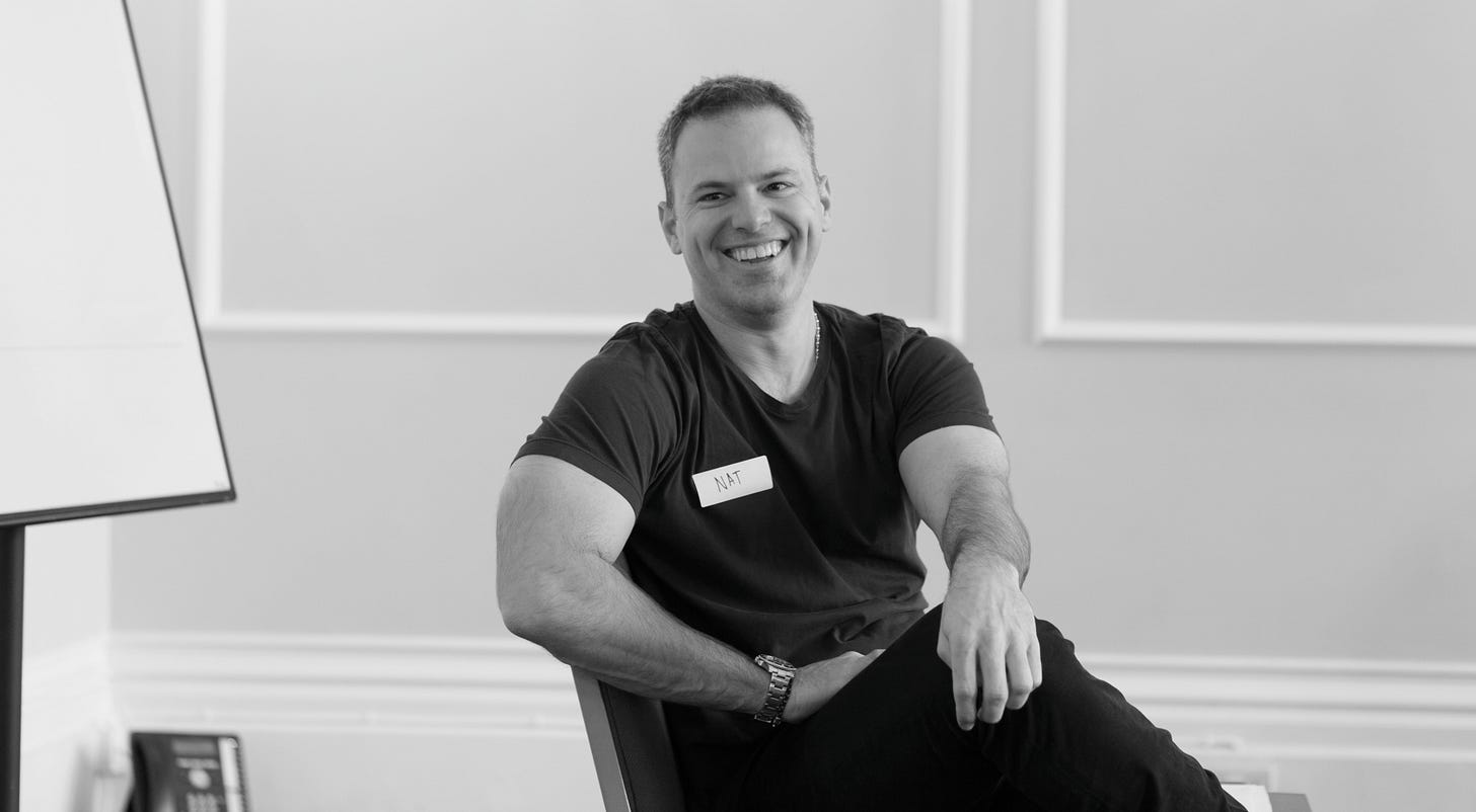 Picture of Nat Sharratt leading a workshop