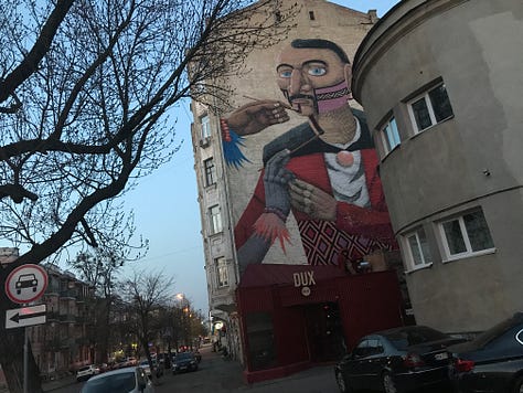 Street views of Kyiv, Ukraine, 2020