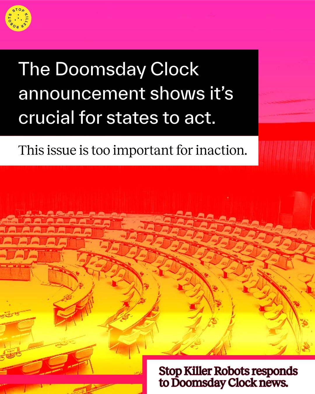 The Doomsday Clock ticks closer to catastrophe, but we can turn it back