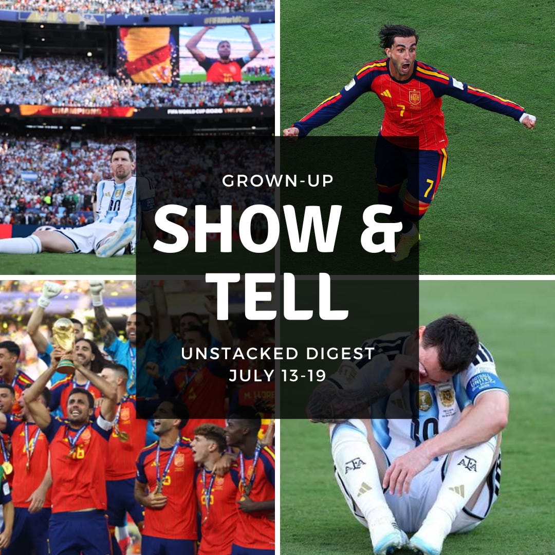 Show & Tell: Happy Birthday. Sad Messi.
