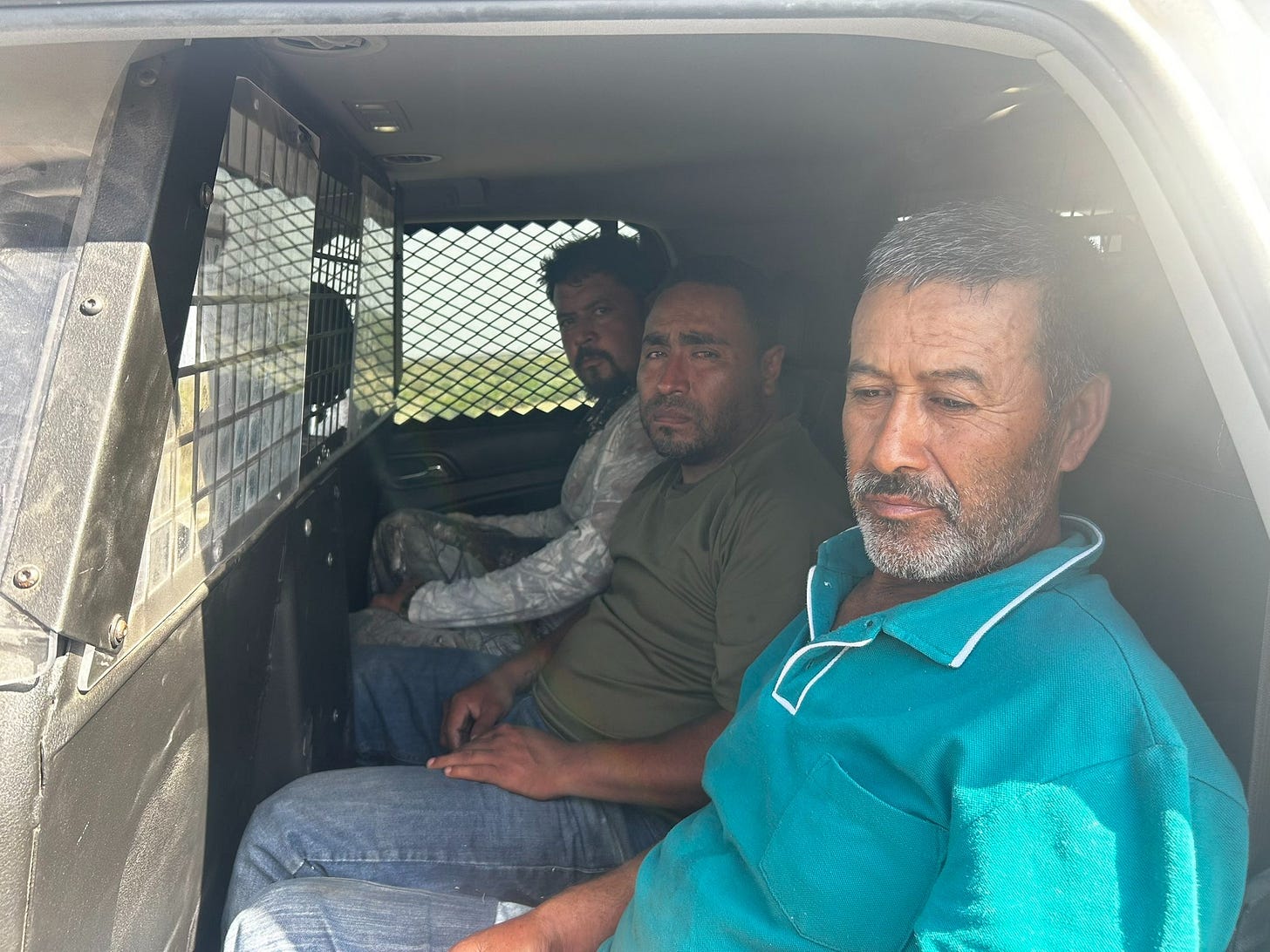 These three illegal aliens called 911 on May 5, 2026, requesting to be rescued after crossing into Terrell County, Texas, from Mexico in extreme heat. (Photo from Terrell County Sheriff Thaddeus C. Cleveland)