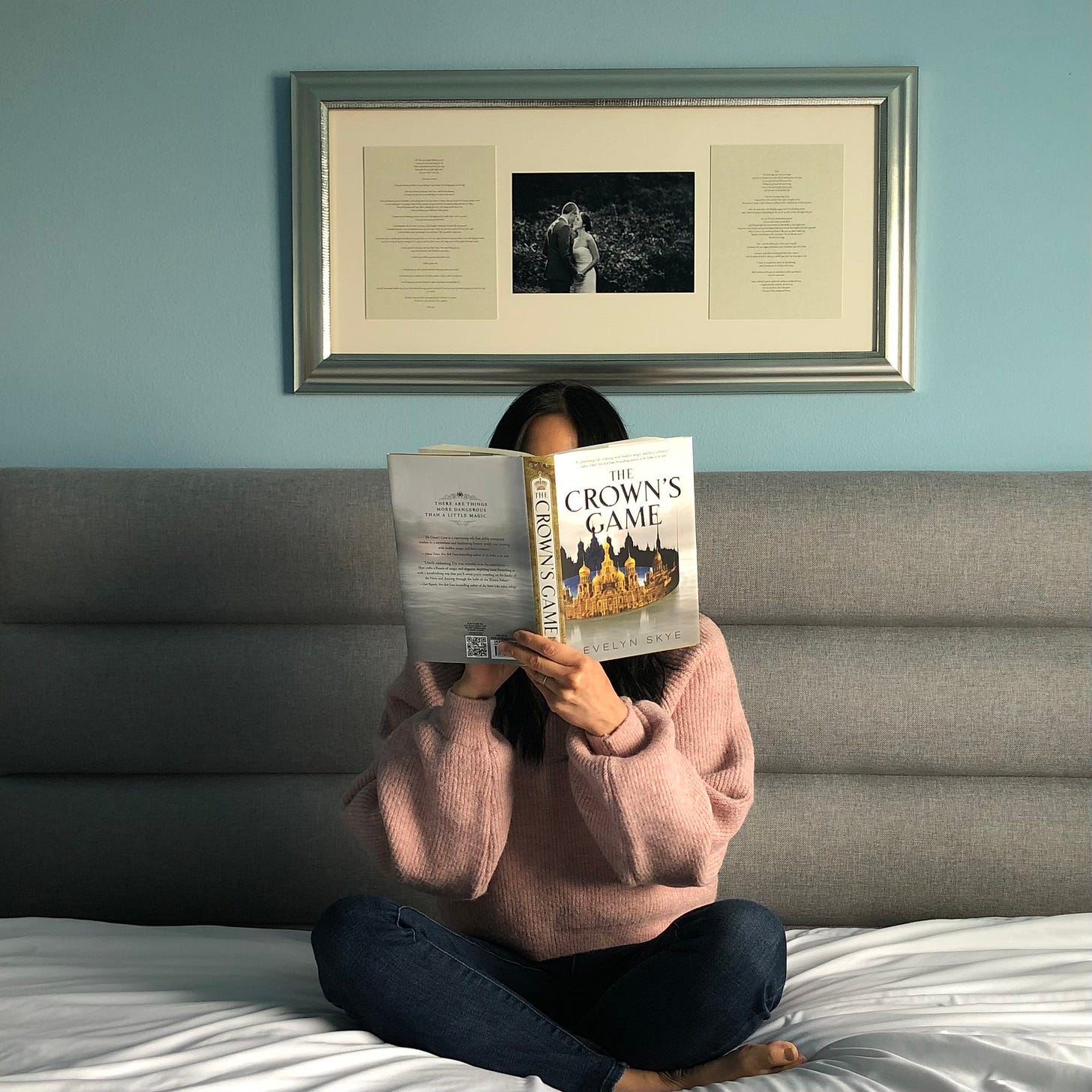 Author Evelyn Skye with The Crown’s Game