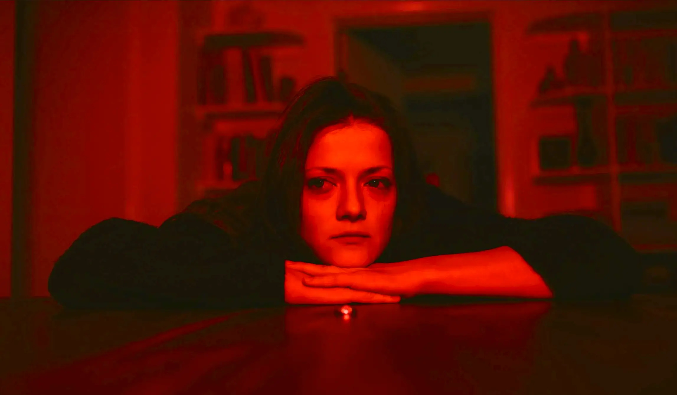 woman ruminating about her red flags woman ruminating about her red flags