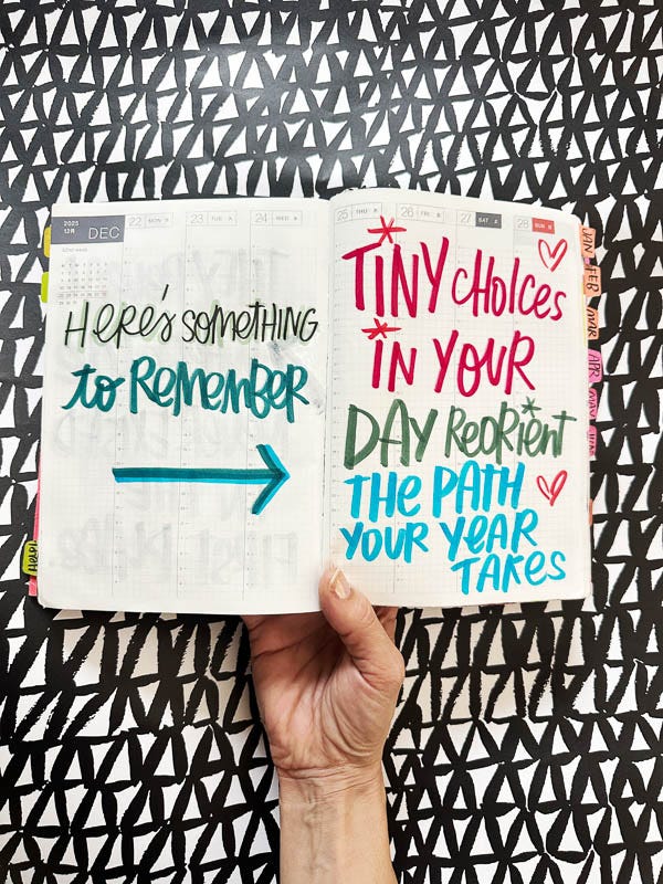 I love lists//hobonichi cousin - Tracy Benjamin of The Handwriting Club + Shutterbean