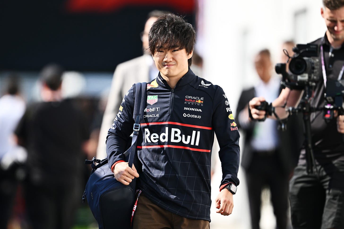 Yuki Tsunoda of Japan and Oracle Red Bull Racing arrives in the Paddock prior to the F1 Grand Prix of Canada at Circuit Gilles-Villeneuve on June 15, 2025 in Montreal, Quebec. (Photo by Minas Panagiotakis/Getty Images) Yuki Tsunoda of Japan and Oracle Red Bull Racing arrives in the Paddock prior to the F1 Grand Prix of Canada at Circuit Gilles-Villeneuve on June 15, 2025 in Montreal, Quebec. (Photo by Minas Panagiotakis/Getty Images)