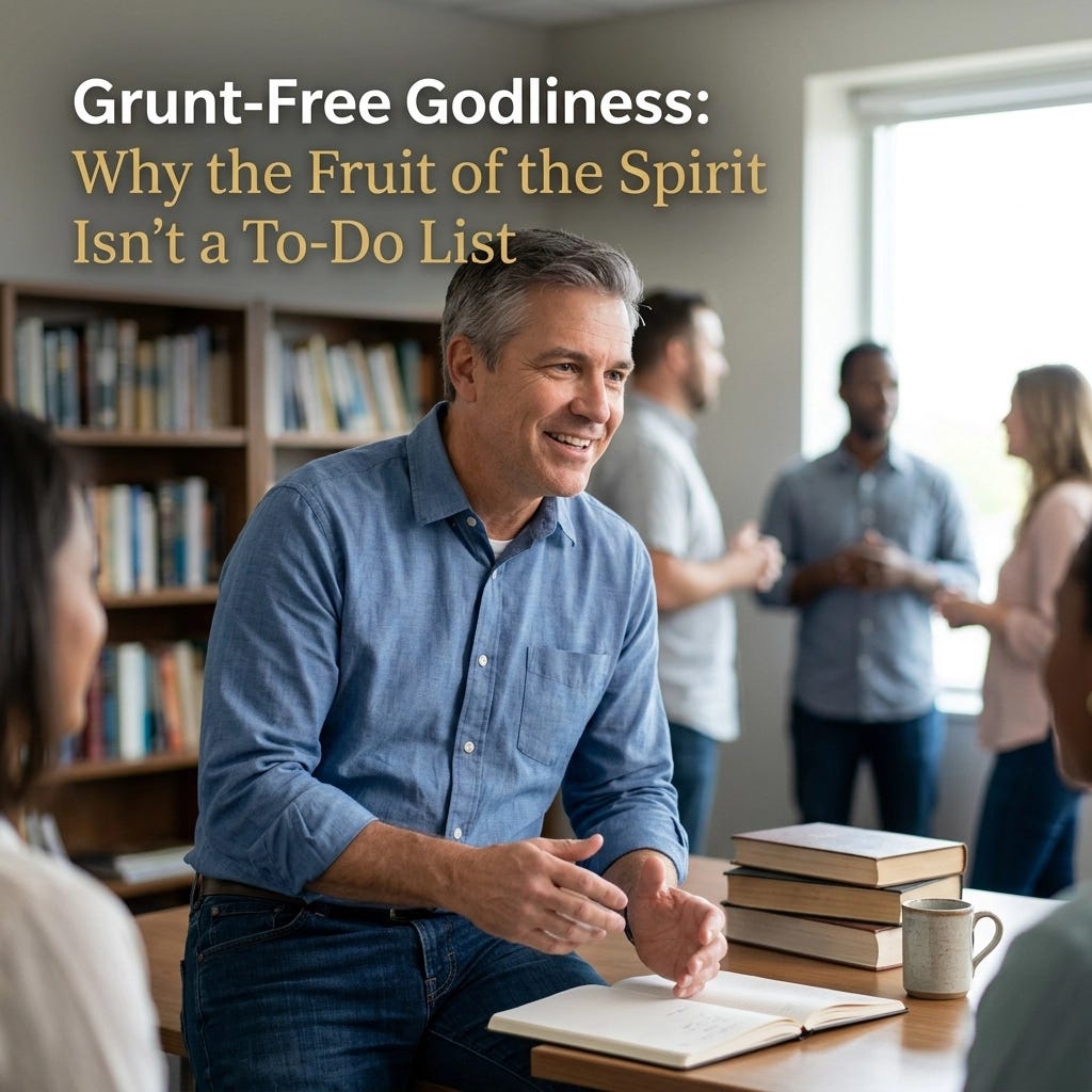 [HERO] Grunt-Free Godliness: Why the Fruit of the Spirit Isn’t a To-Do List