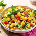 Papaya and Cucumber Salad