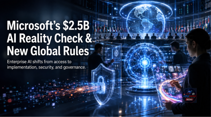 Microsoft $2.5B AI Reality Check & Global New Rules