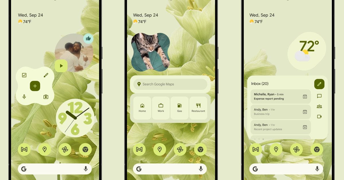 Google makes it easier for Android developers to build apps with its Material  You design - The Verge