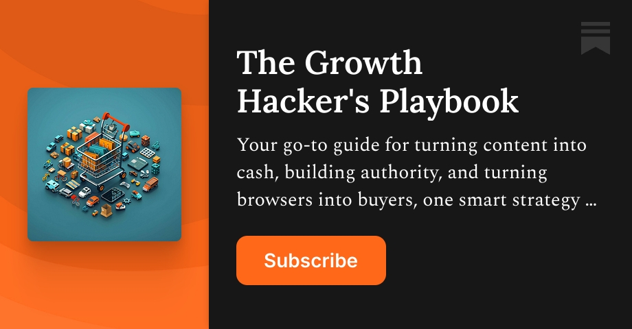 The Growth Hacker's Playbook | George Ziogas | Substack