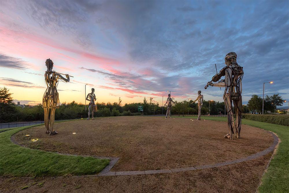 Millennium Sculpture - Tinnie's - Strabane