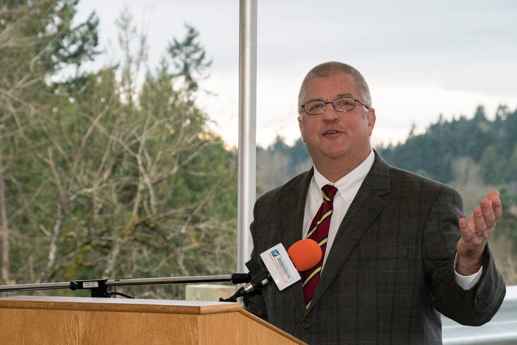 Rep. Mike Nearman makes remarks