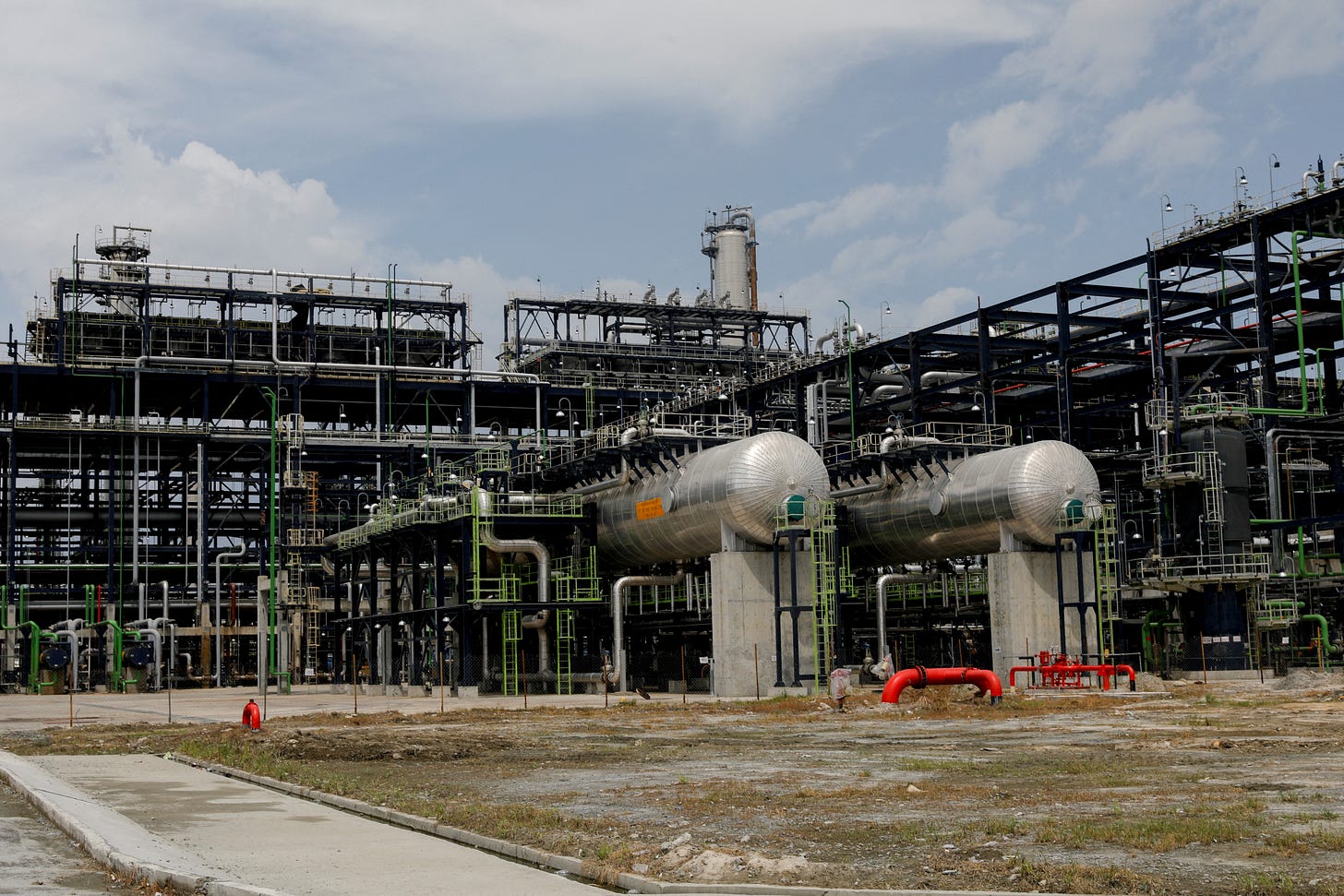 A view of the newly-commissioned Dangote petroleum refinery is pictured in Ibeju-Lekki, Lagos A view of the newly-commissioned Dangote petroleum refinery is pictured in Ibeju-Lekki, Lagos