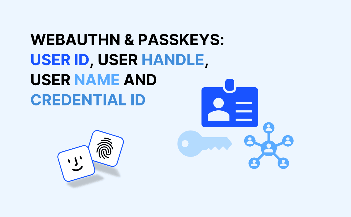 WebAuthn User ID, User Handle, User Name and Credential ID WebAuthn User ID, User Handle, User Name and Credential ID