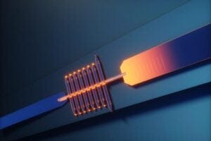 The zeptojoule pulse traveled through a combination of superconducting and regular metals. The zeptojoule pulse traveled through a combination of superconducting and regular metals.