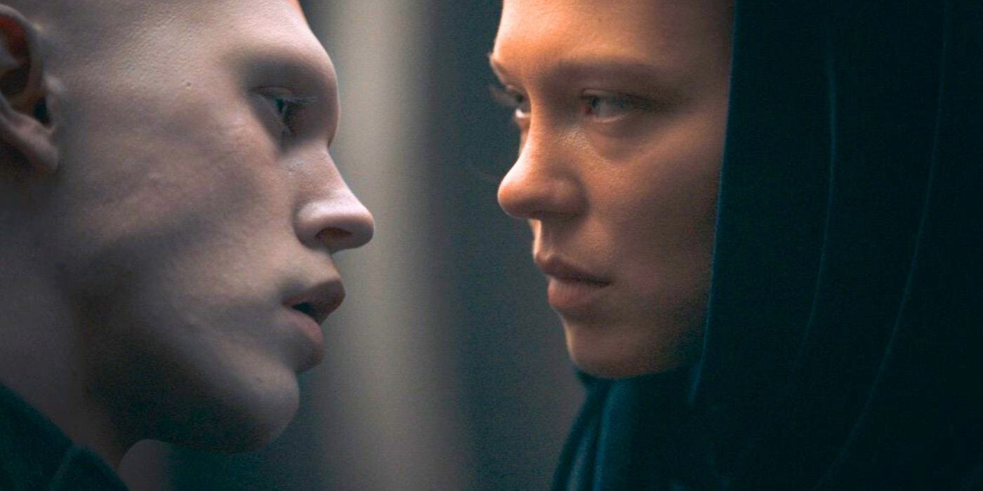 Austin Butler y Léa Seydoux. Dune: part 2.