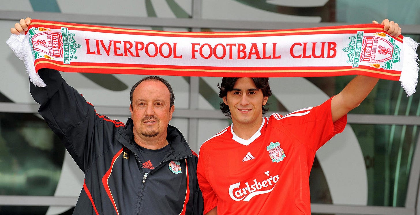 Alberto Aquilani at Anfield – a panic buy that began the end of Benitez's  reign - The Athletic