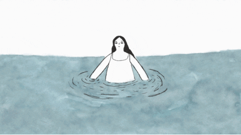 Ocean GIF by gloriapittmann