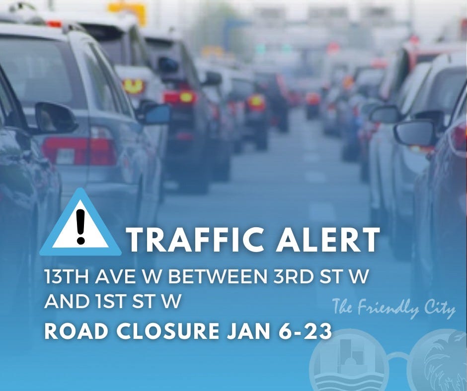 Water Main Project Prompts Multiple Road Closures in West Bradenton