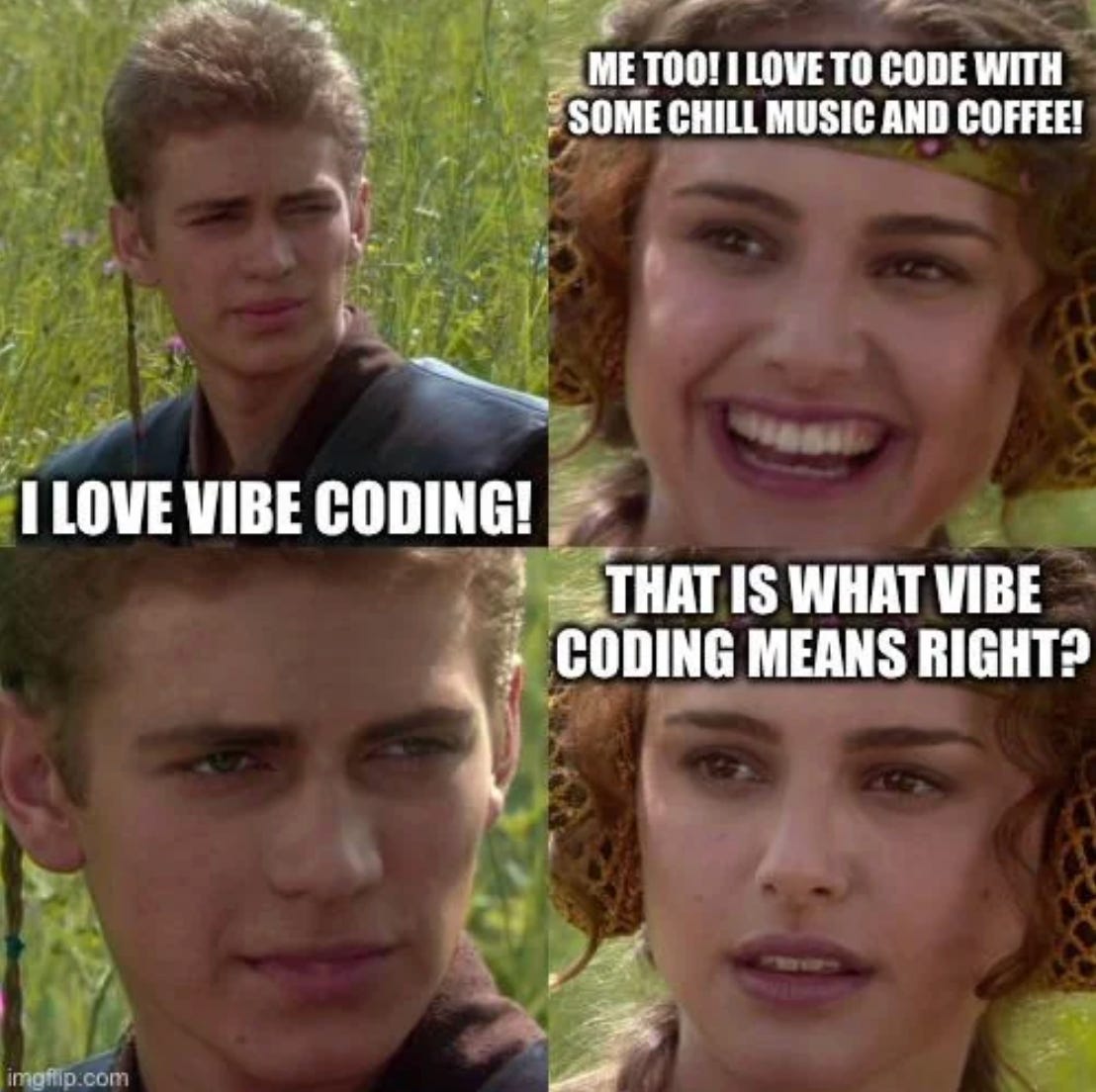 Me too! I love vibe coding!