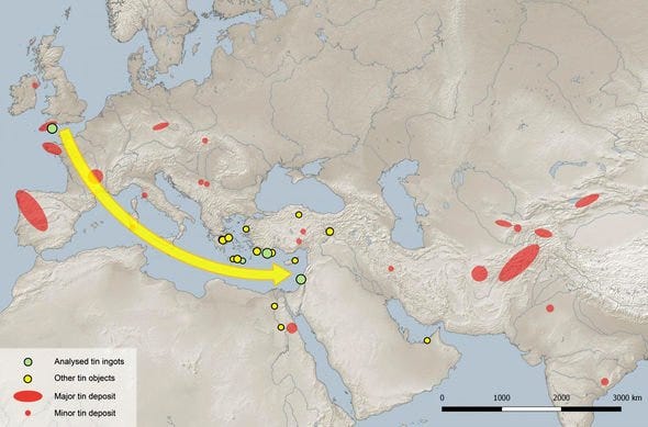 Βόμβα της Εποχής του Χαλκού: Το εύρημα πλινθωμάτων αποκαλύπτει τους αρχαίους εμπορικούς δρόμους του Ηνωμένου Βασιλείου...