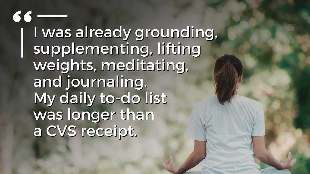 Here&rsquo;s a Thought: Wellness Can Actually Be Addictive